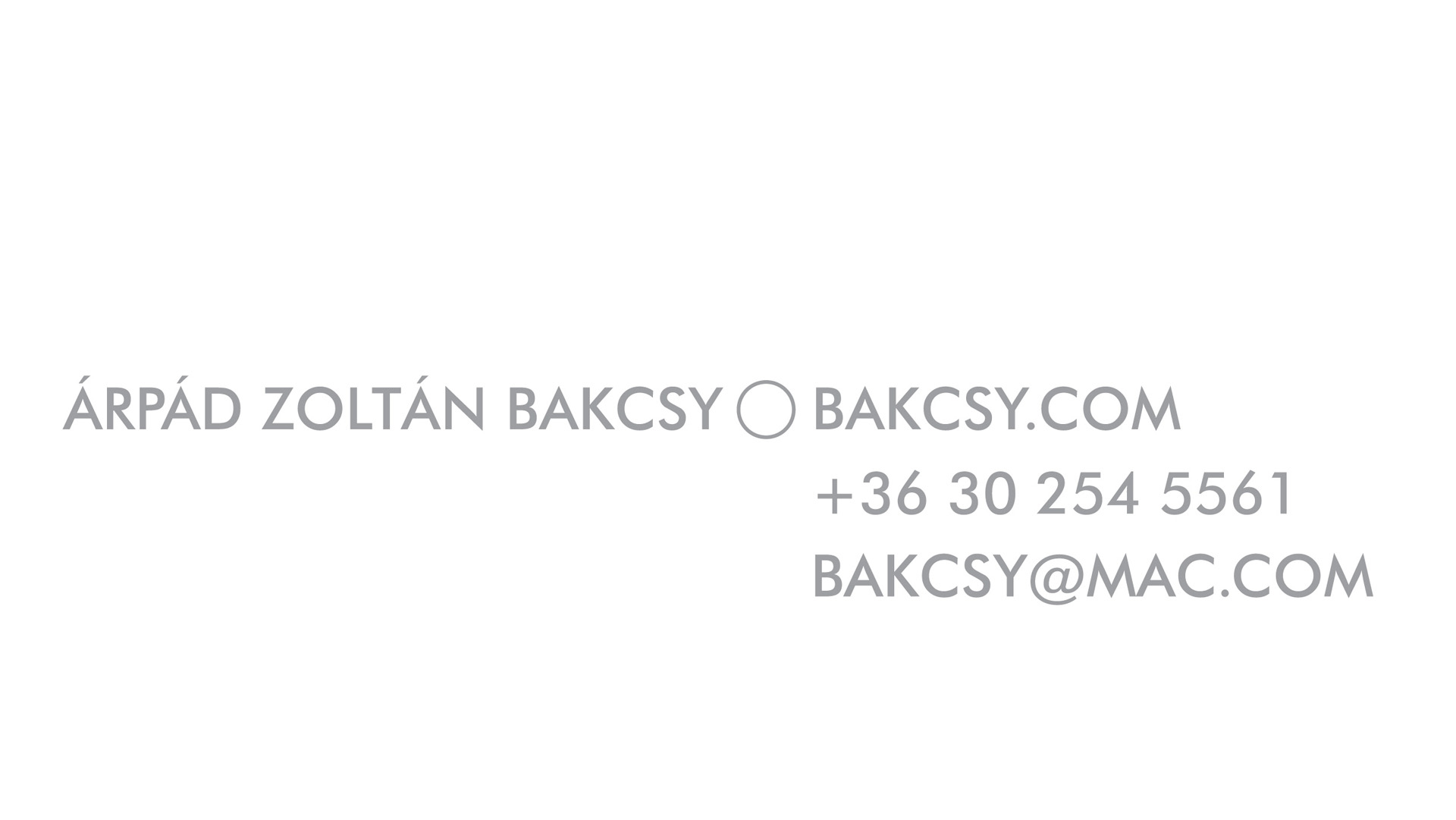 Árpád Zoltán Bakcsy